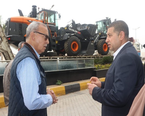 محافظ القليوبية: استلام 3 لودر لدعم منظومة النظافة بشبرا والخانكة