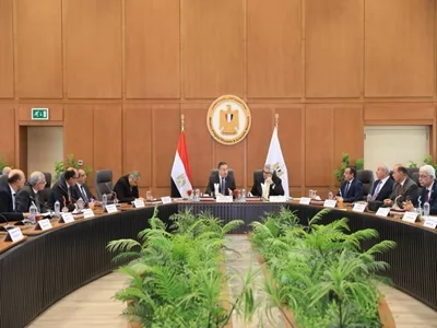 جانب من اجتماع المجلس الأعلى للجامعات