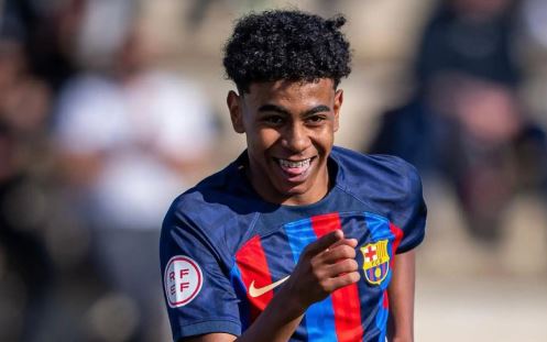 لامين يامال موهية برشلونه