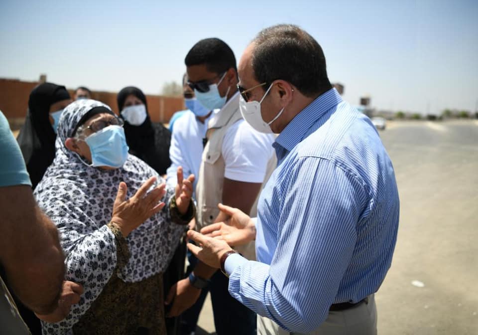 الرئيس يتفقد أعمال تطوير عدد من المحاور والطرق الجديدة بشرق القاهرة