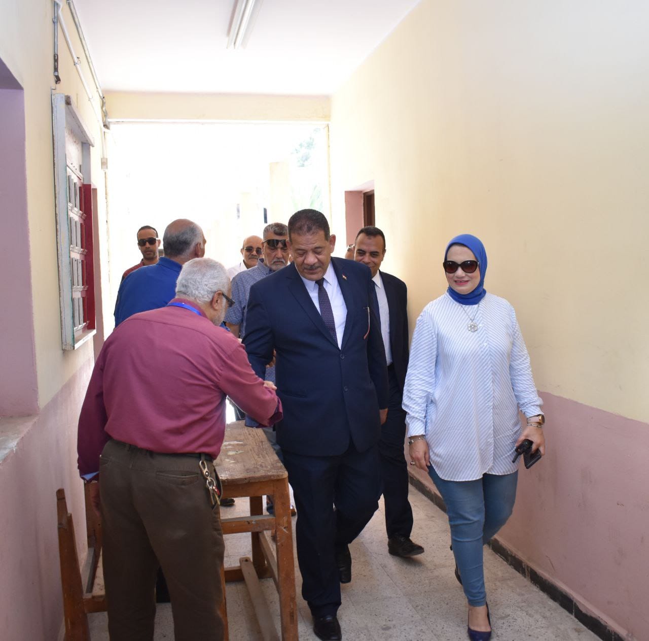 وكيل تعليم الاسكندريه تتفقد اعمال لجان النظام والمراقبه للشهاده الاعداديه