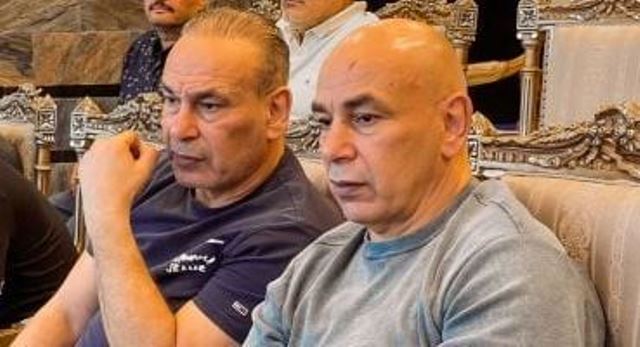 التوأم يحضر لقاء مباراة الأهلي و فاركو 