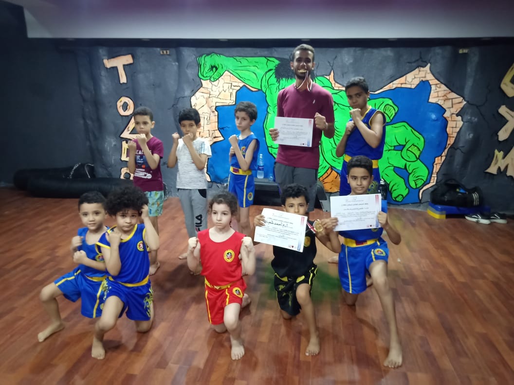 منشية ناصر يحصد مسابقات الكيك بوكسينج .. صور