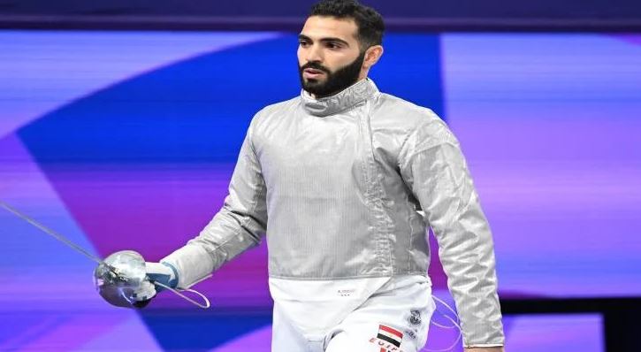 زياد السيسي نجم منتخب مصر للسلاح