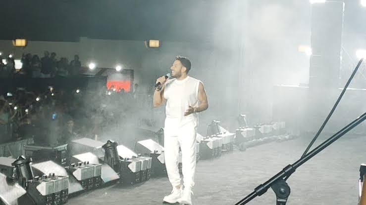 محمد حماقى يحتفل بالبومه الجديد 