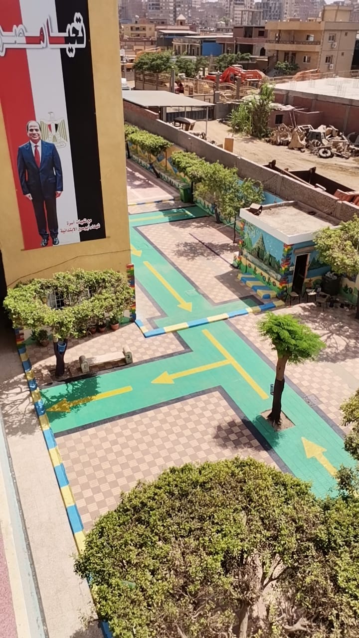 السلام التعليمية تفوز بالمركز الأول فى مسابقة أجمل مدرسة بالقاهرة 