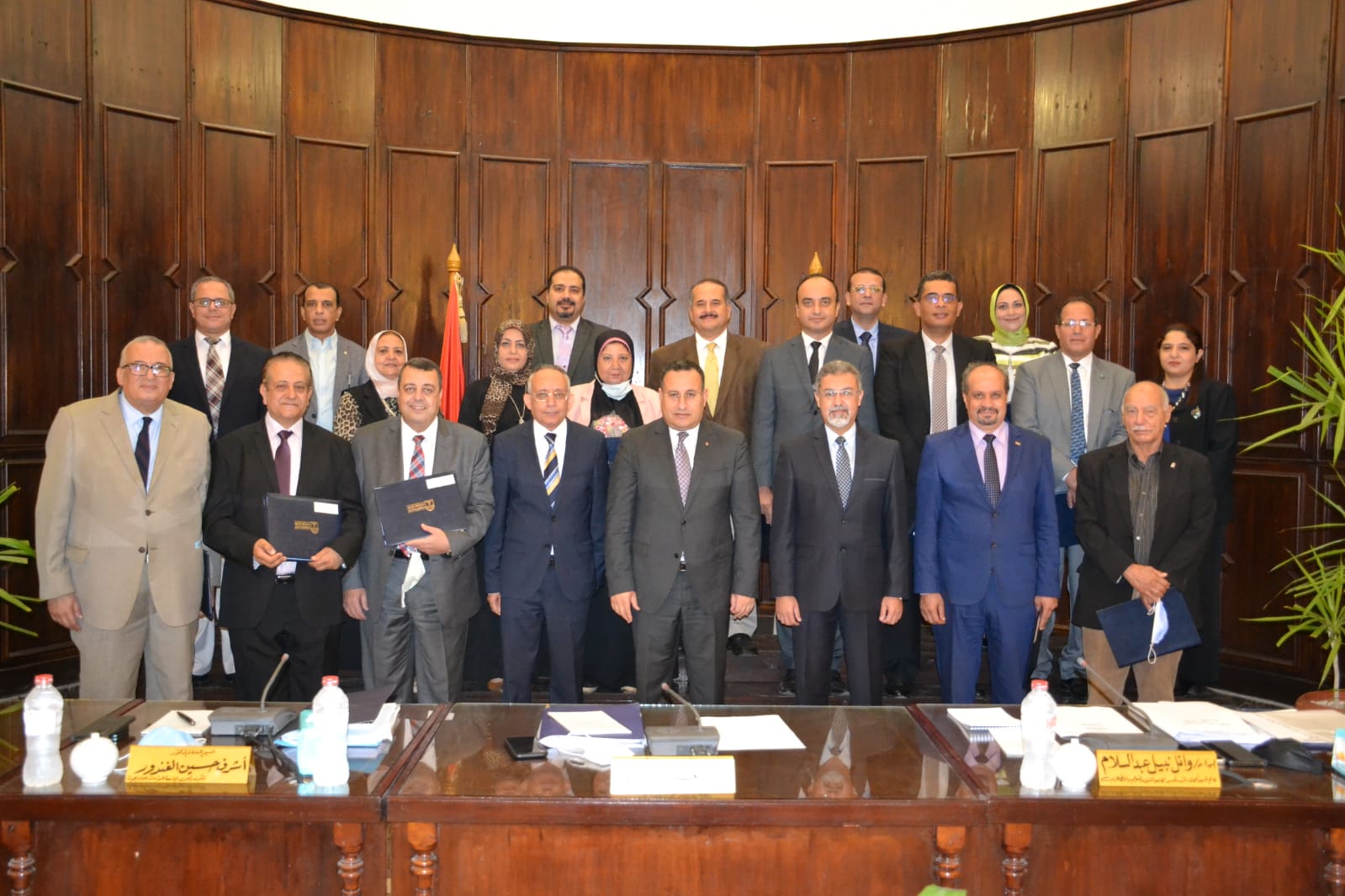 مجلس جامعة الاسكندرية يكرم الفائزين فى المسابقات التى اطلقتها وزارة التعليم العالى والبحث العلمى 