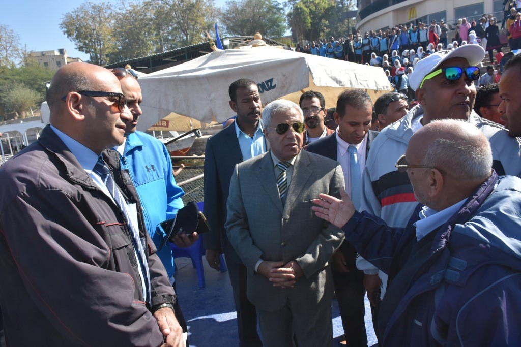 محافظ أسوان يشهد الفعاليات الختامية للبطولة الأفروعربية