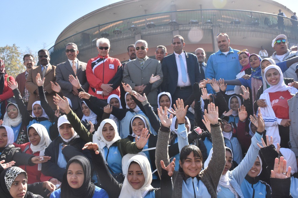 محافظ أسوان يشهد الفعاليات الختامية للبطولة الأفروعربية