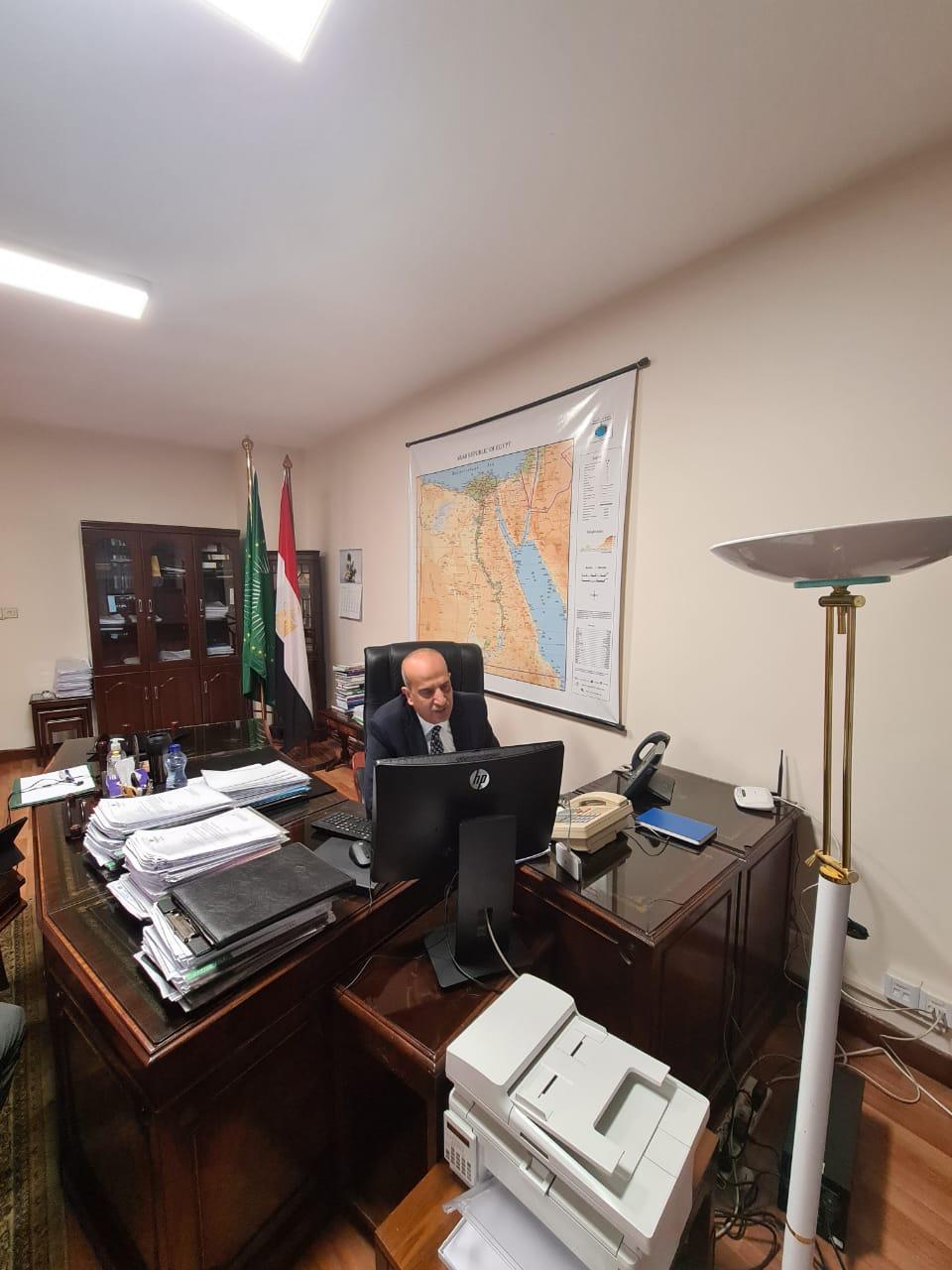  سفارة مصر بالاتحاد الإفريقي: إستمرار حملة دعم المرشحة المصرية لمنصب مفوض الطاقة والبنية التحتية بالاتحاد الإفريقي