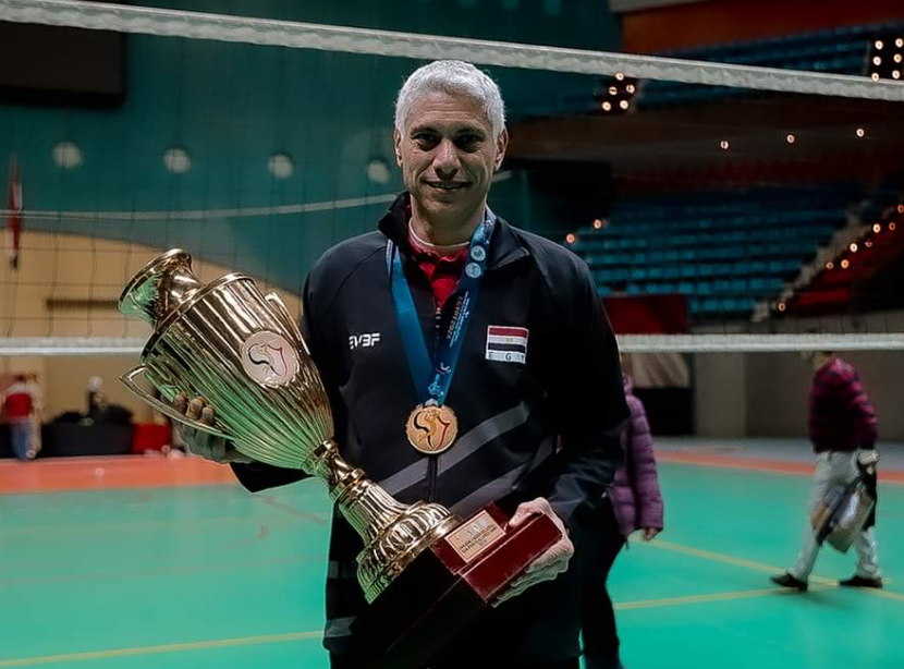  أحمد سمير المدير الفني لمنتخب مصر للكرة الطائرة رجال