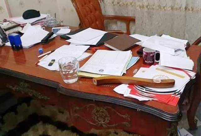 اقتحام مكتب محامى وسرقة اوراق مهمة فى البحيرة.. بالصور