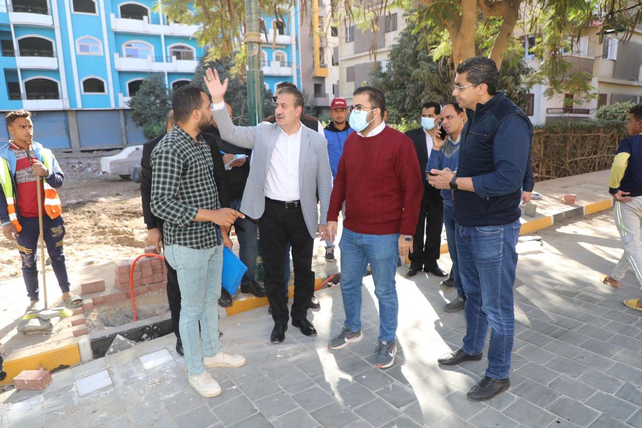 اللواء إبراهيم أبو ليمون محافظ المنوفية تطوير شوارع شبين الكوم