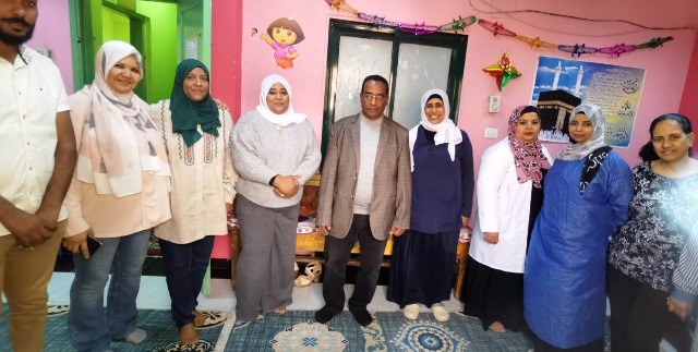  الإحتفال بعيد الطفولة داخل دار رعاية الأطفال بمدينة أسوان 