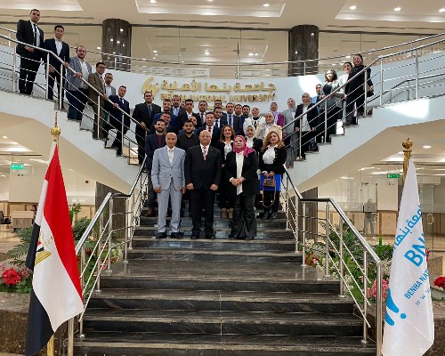 سوسة يستقبل الإداريين الجدد فى أول يوم عمل لهم بجامعة بنها الأهلية