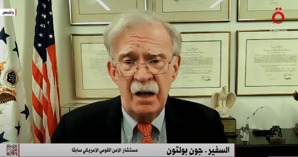 السفير جون بولتون مستشار الأمن القومي الأمريكي سابقا