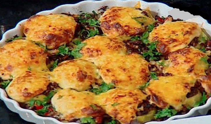 الخرشوف بالعصاج والبشاميل 