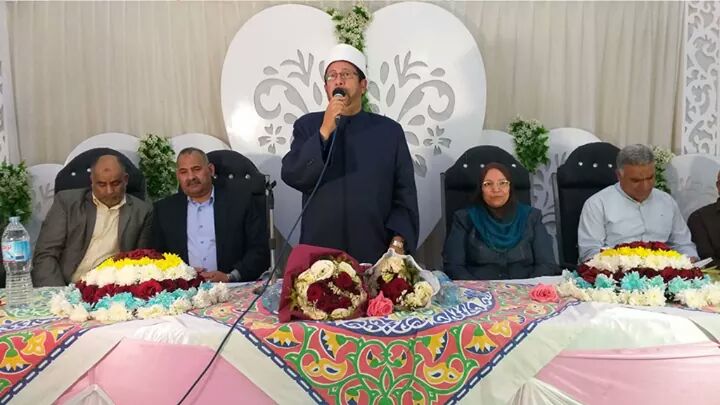 النجار يكرم المحالين للمعاش بالأزهر بالباجور  