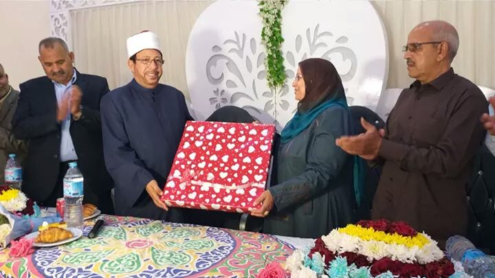 النجار يكرم المحالين للمعاش بالأزهر بالباجور  