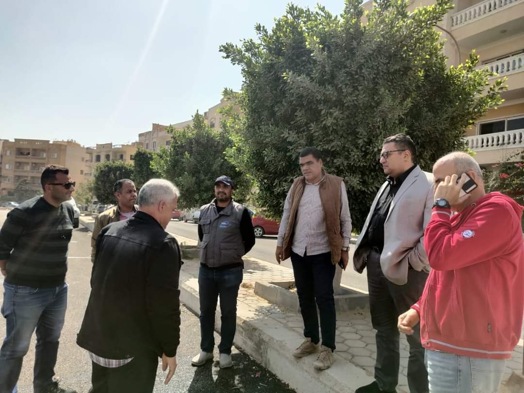 جهاز مدينة العبور يستكمل أعمال التطوير بالحي السادس
