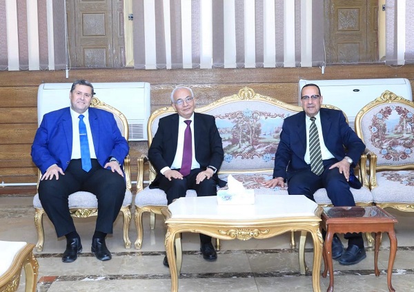 الدكتور رضا حجازى ومحافظ شمال سيناء