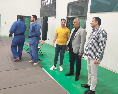 الصبروط ولجنة الشباب والرياضة يتفقدان المشروع القومى للموهبة بالق