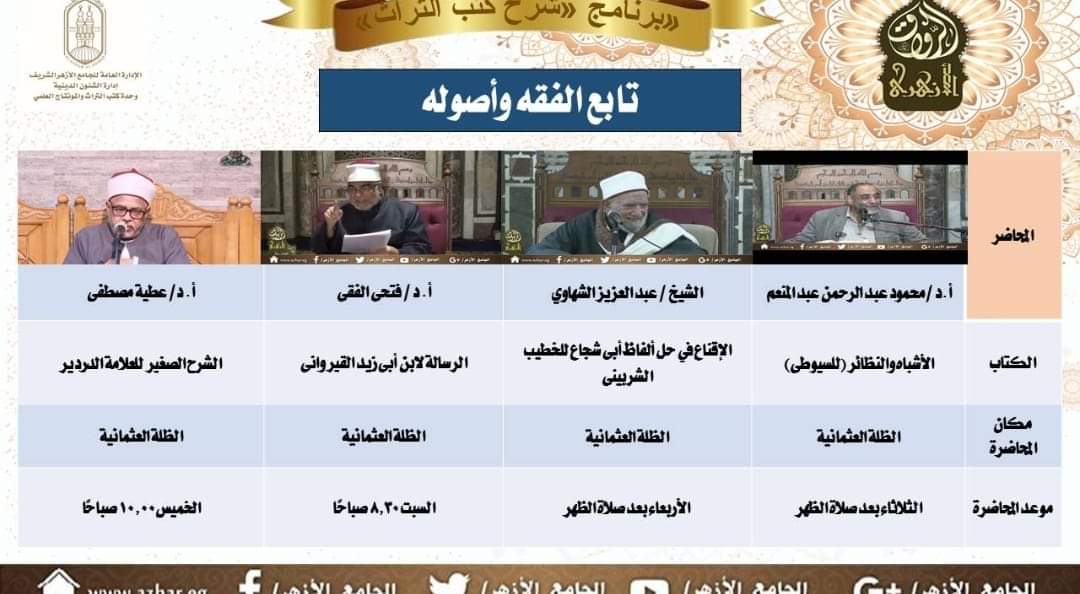 علماء التفسير يستأنفون شرح كتب التراث بالجامع الأزهر بعد رمضان