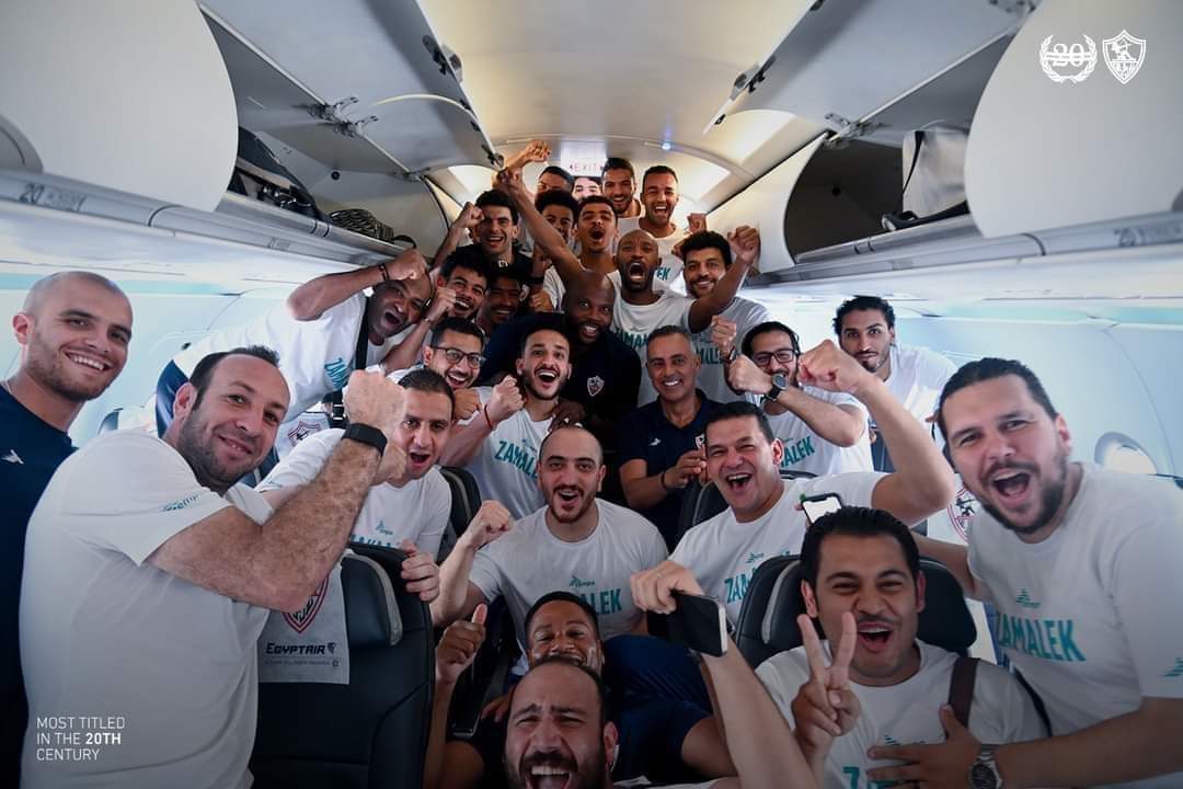 بعثة الزمالك تعود من غانا بعد الصعود لنهائى الكونفدرالية
