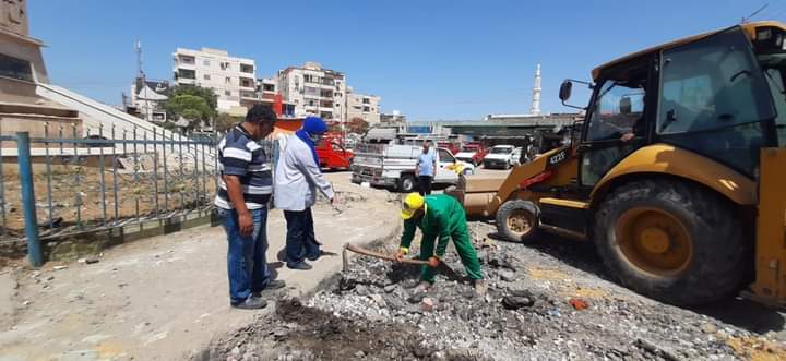 نائب رئيس المدينة تتابع الأعمال الميدانية بأشمون 
