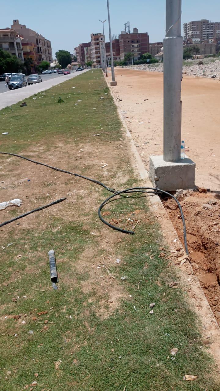 اصلاح عطل متكرر فى منطقة الفروسية بنطاق حي ثالث الاسماعيلية