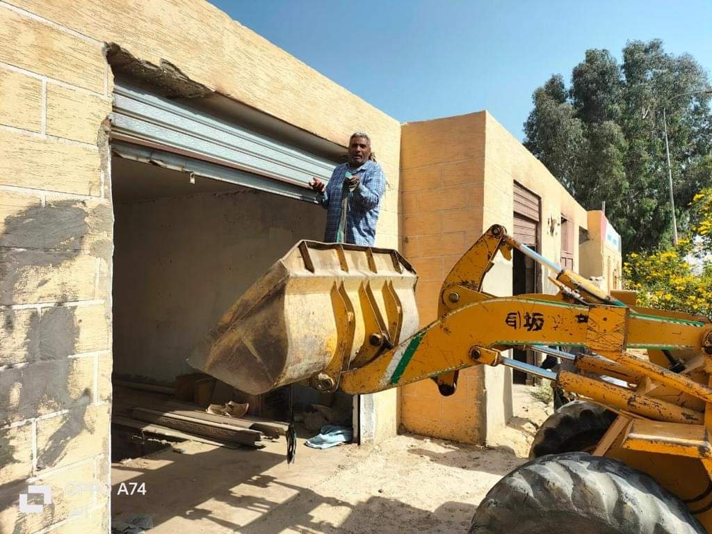 جهاز مدينة العبور ينفذ حملة جديدة لإزالة الإشغالات 