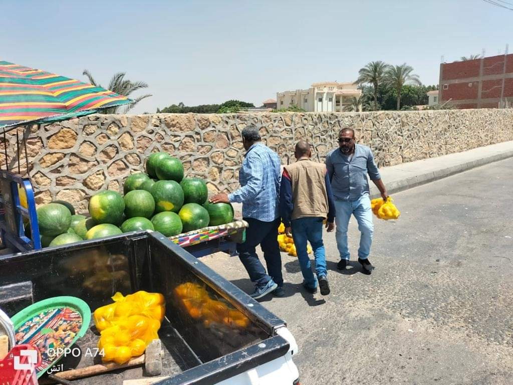 جهاز مدينة العبور ينفذ حملة جديدة لإزالة الإشغالات 