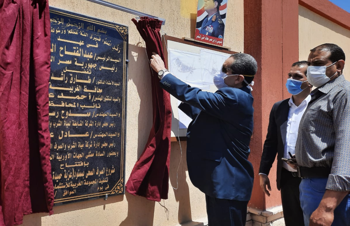 محافظ الغربية:افتتاح مشروع صرف صحي متكامل بسمنود بتكلفة 34 مليون جنيه-صور