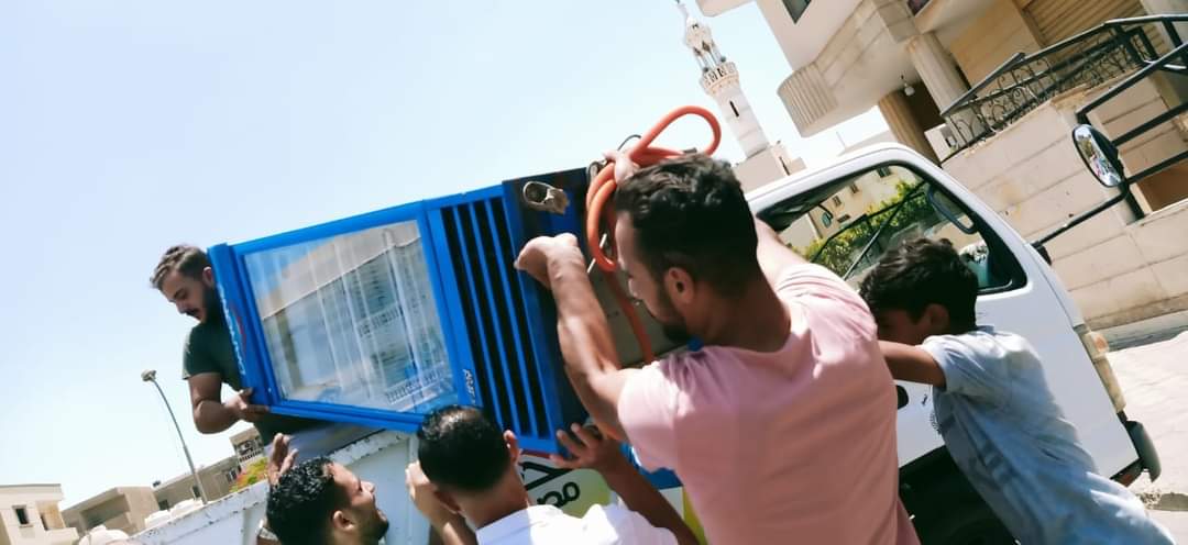 جهاز مدينة العبور يشن حملة اشغالات مكبرة بالتعاون مع شرطة المرافق