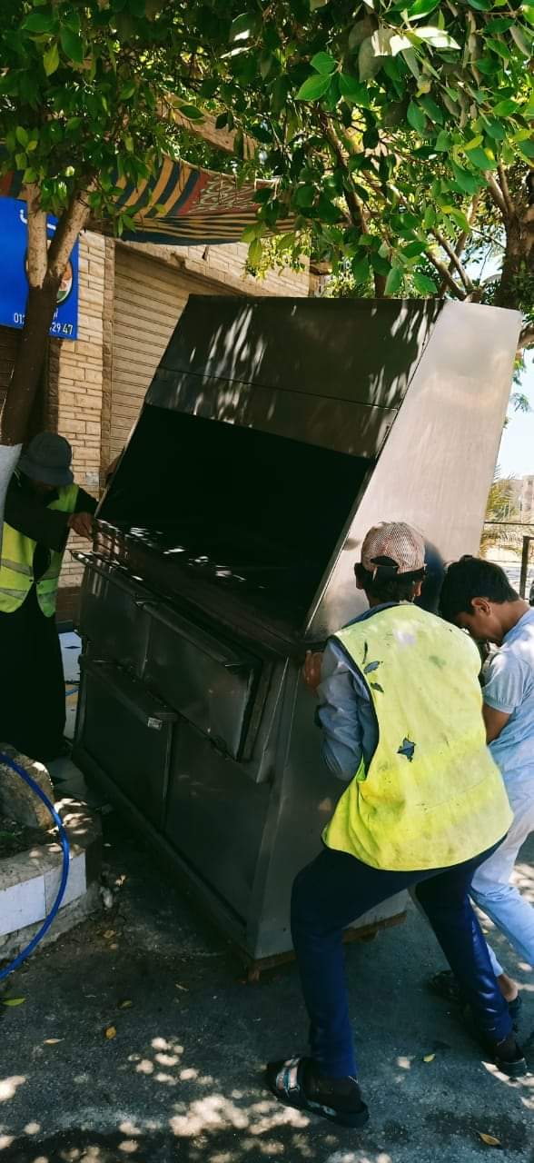 جهاز مدينة العبور يشن حملة اشغالات مكبرة بالتعاون مع شرطة المرافق