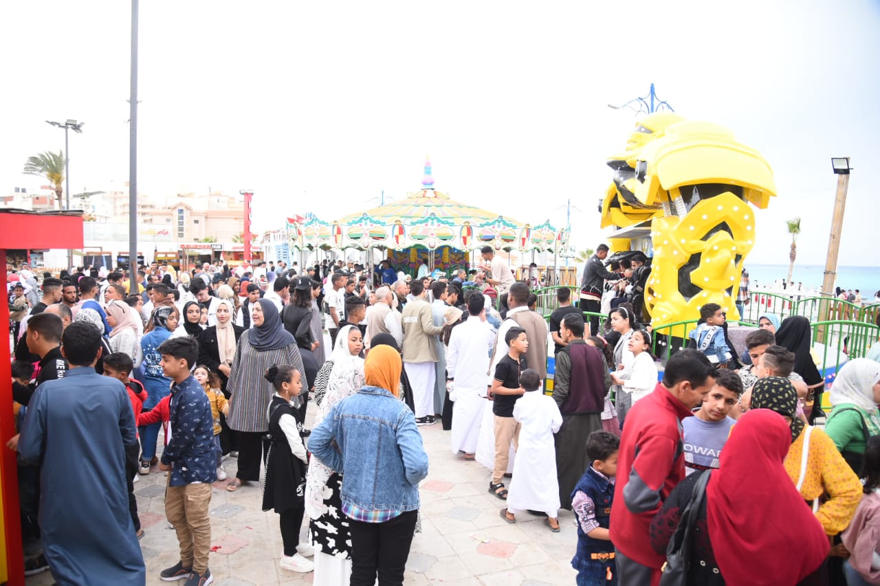 حدائق ومتنزهات مطروح كاملة العدد في اولي ايام عيد الاضحى المبارك