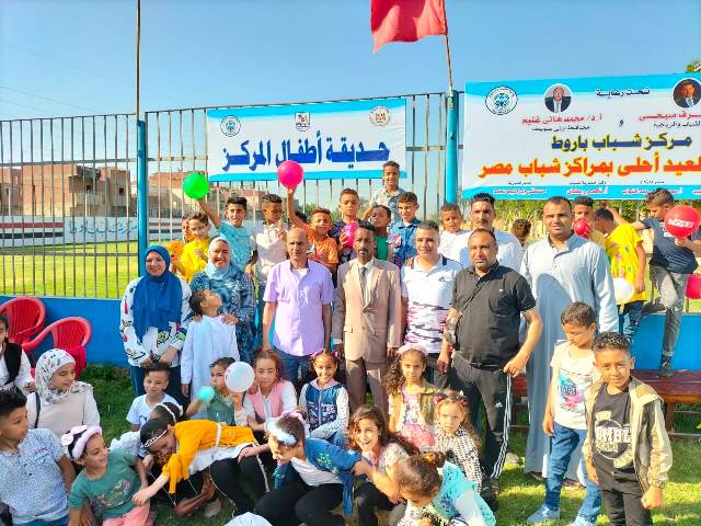 مراكز الشباب بقرى بني سويف  تستقبل المواطنين فى العيد