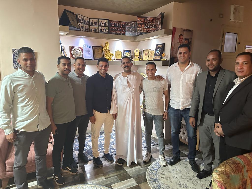 امين مستقبل وطن المنيا يلتقى اعضاء محاكاة مجلس الشيوخ 