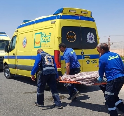إصابة 7 أشخاص بينهم مستشار في حادث تصادم بطريق خط 12 القناطر بنها