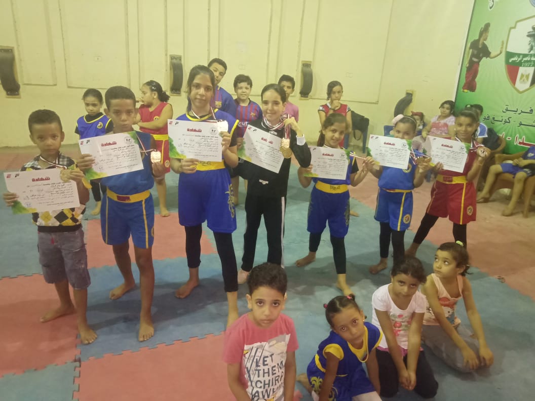 منشية ناصر يحصد المراكز الاولى فى بطولة الكيك بوكسينج ... صور