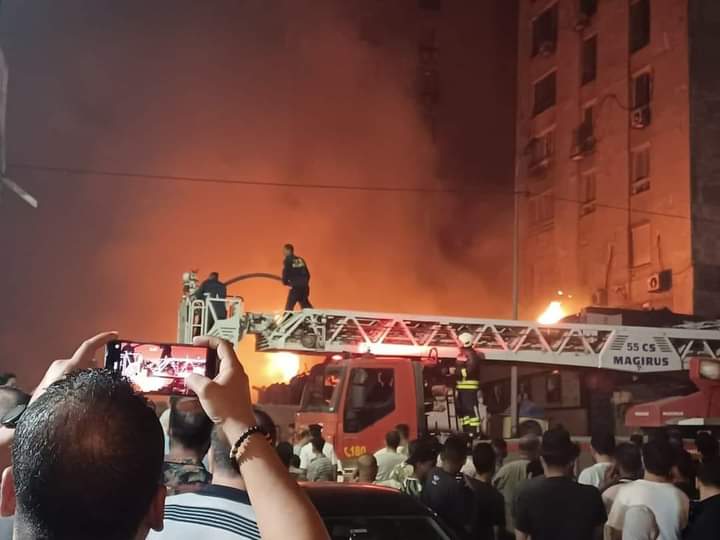 بالصور.. تفحم ملهي ليلي شهير بالإسكندرية
