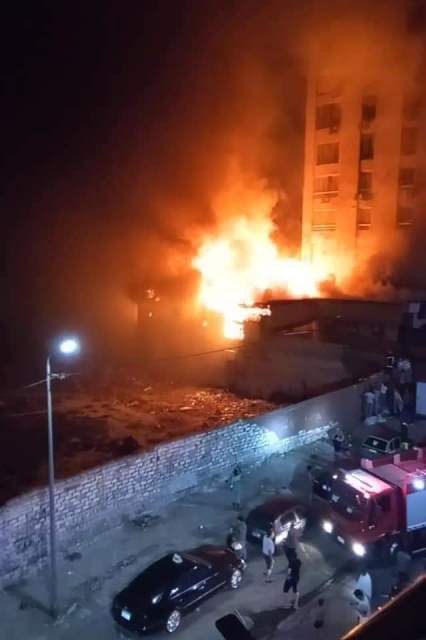 بالصور.. تفحم ملهي ليلي شهير بالإسكندرية