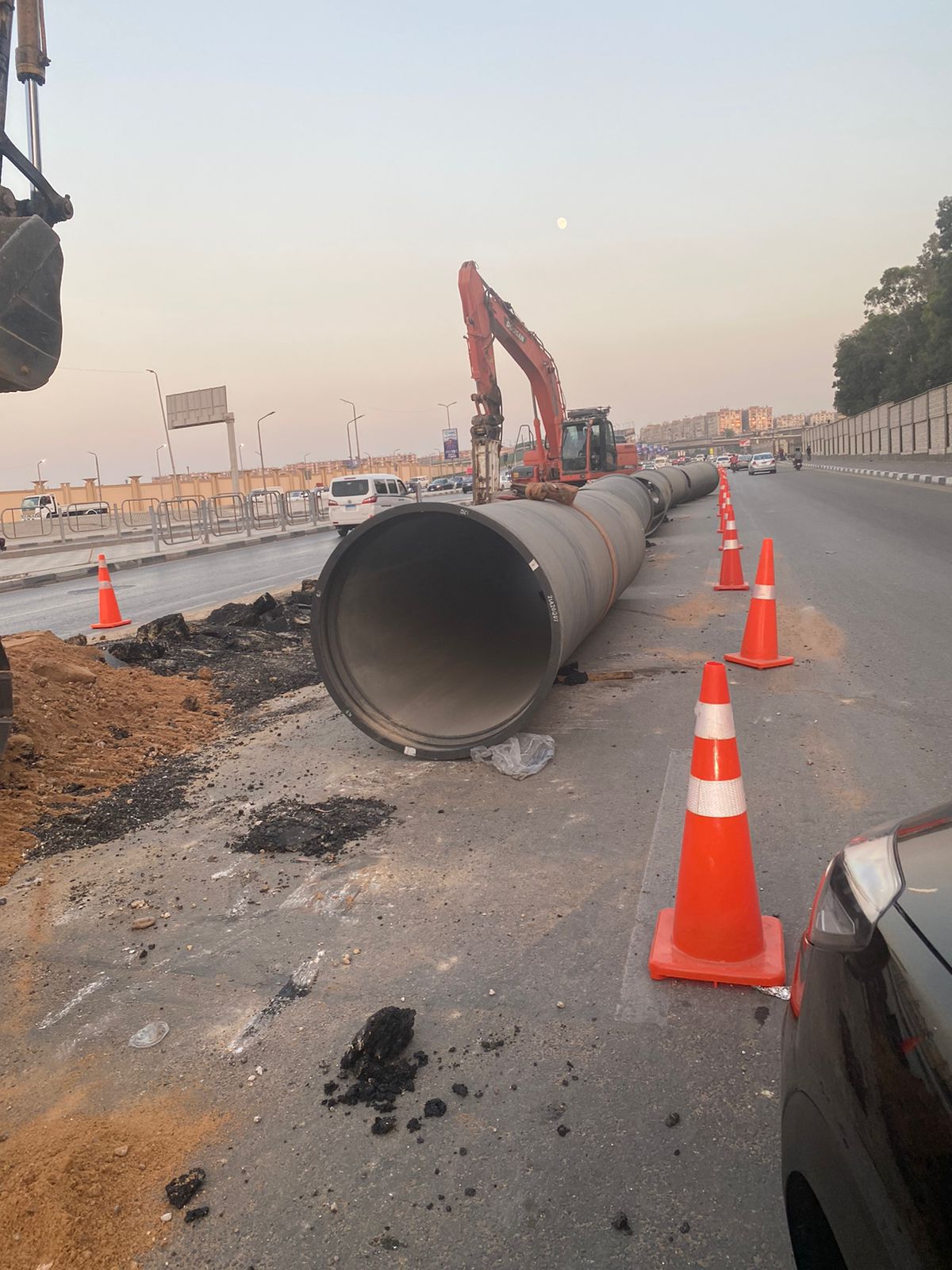 القابضة للشرب: إحلال وتجديد خط مياه عبد الحميد بدوي