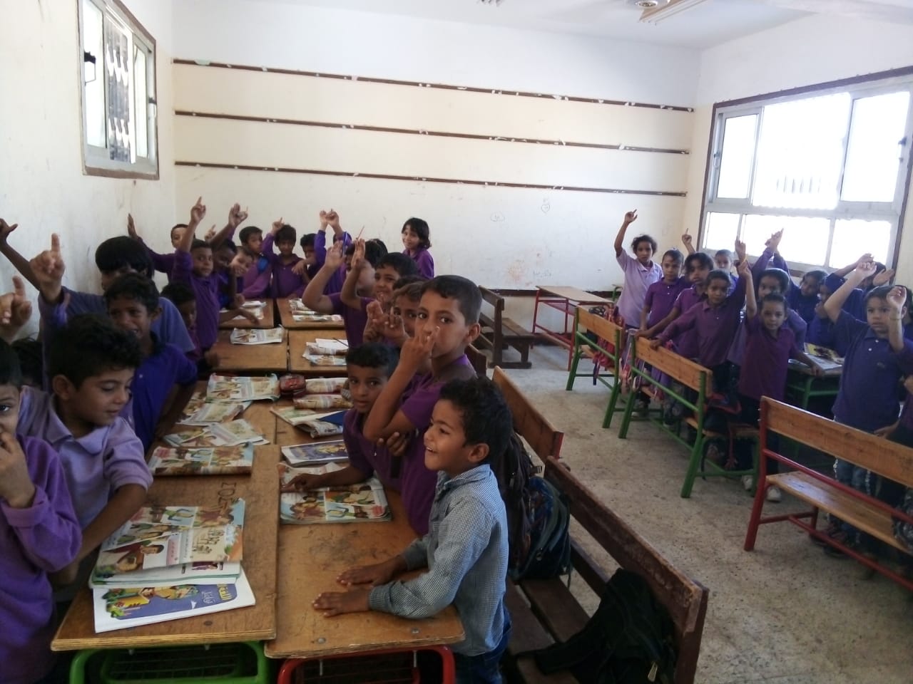 مستقبل وطن يتابع سير العملية  التعليميه بمدارس شرم الشيخ 