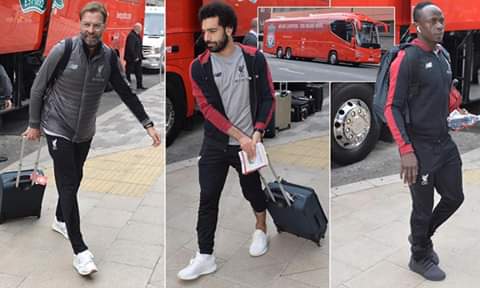 شاهد لحظه وصول محمد صلاح لملعب 