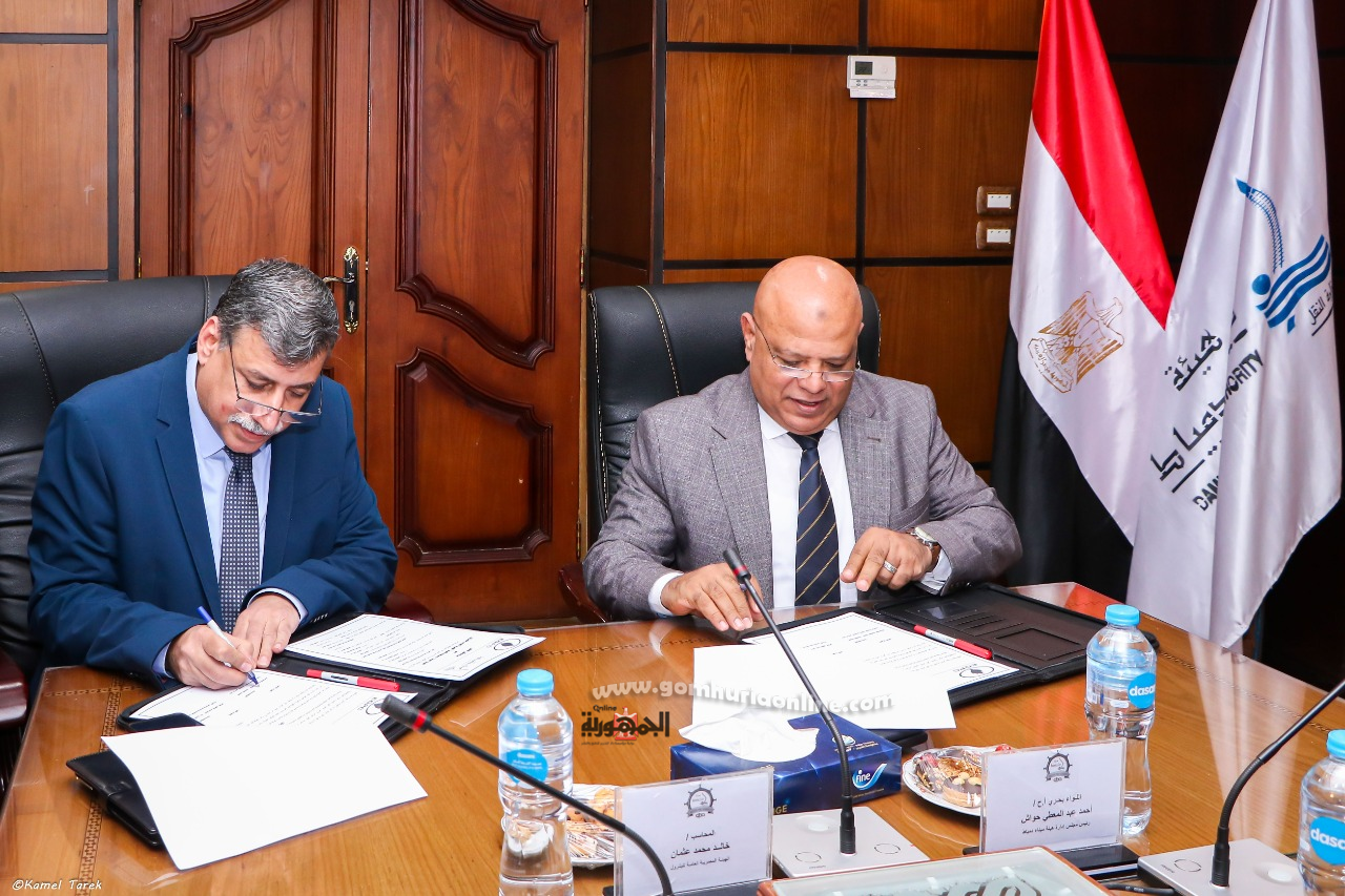رئيس هيئة ميناء دمياط يعلن إنشاء مشروعات عملاقة..وتقدمنا للمركز٥٨