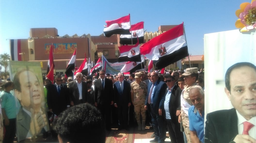 مستقبل وطن يشارك في  احتفالات ذكري انتصارات أكتوبر .. صور