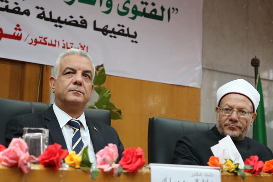 مفتى الجمهورية : التنظيمات الارهابية تستغل سلاح الفتاوى عبر وسائل التواصل فى نشر الشائعات وقلب الحقائق