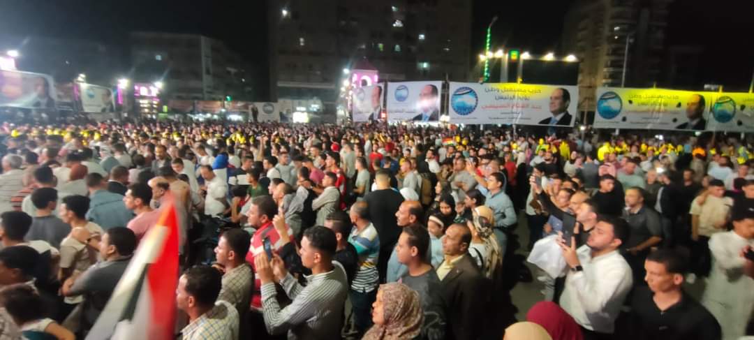 مظاهرة حب وتأييد للرئيس السيسي فى احتفالية كبرى فى الشرقية