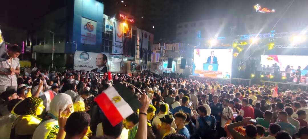 مظاهرة حب وتأييد للرئيس السيسي فى احتفالية كبرى فى الشرقية